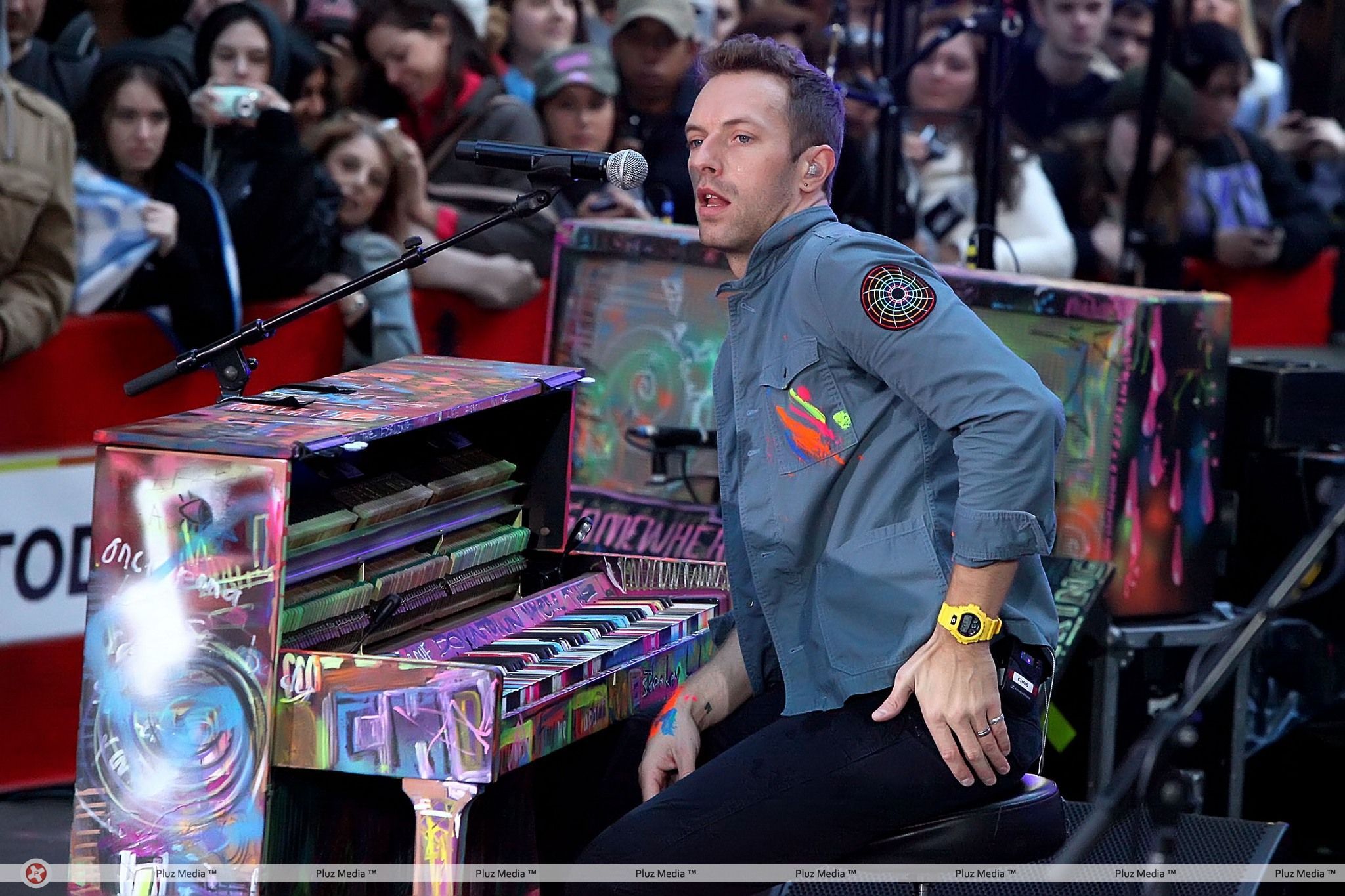 Chris Martin performing live on the 'Today' show as part of their Toyota Concert Series | Picture 107186